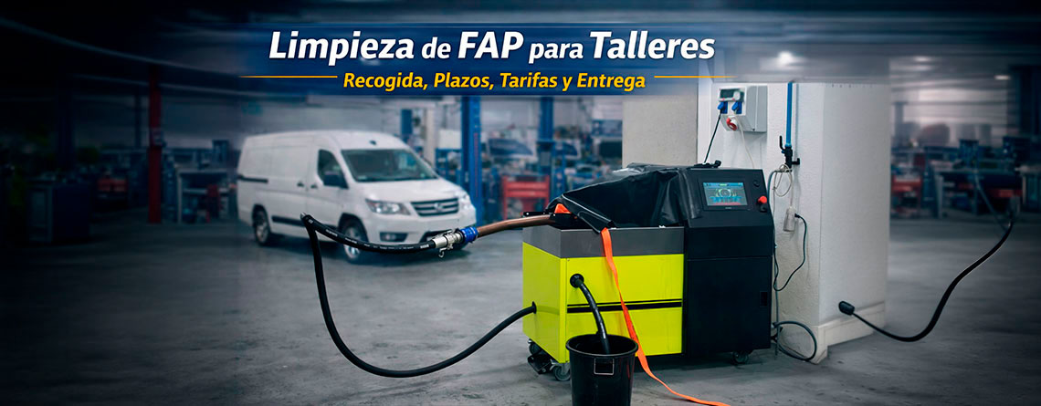 Limpieza de FAP para talleres mecánicos
